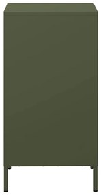 Aparador 35x39x73,5 cm aço laminado a frio verde-azeitona