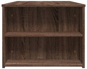 Mesa centro 102x55x42 cm derivados de madeira carvalho castanho