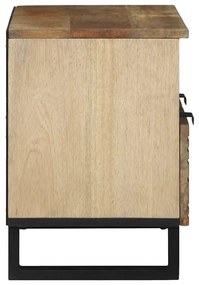 Armário de TV - 70x33.5x46 cm, Madeira de Mangueira Maciça