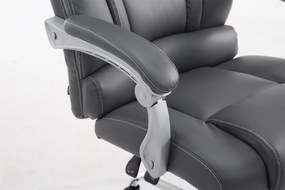 Cadeira de escritório Pacific com apoio de pés cinzenta