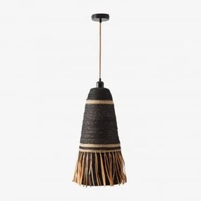 Lâmpada De Teto Zoe Natural - Preto & Preto Zoe - Sklum