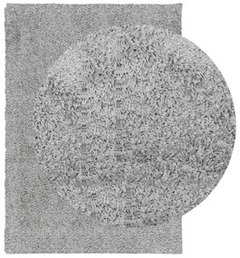 Tapete shaggy de pelo alto PAMPLONA 120x170 cm cinzento