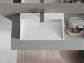 Mexen Ava lavatório de bancada em composto 1/O 60 x 38 cm, branco - 23016001