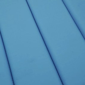 Almofadão p/ espreguiçadeira 200x50x3 cm tecido oxford azul