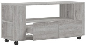Móvel de TV 102x34,5x43 cm derivados de madeira cinzento sonoma