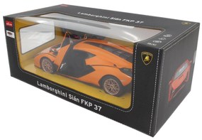 Carro Telecomandado Lamborghini Sián FKP 37 1:14 2,4GHz Portas manuais Laranja