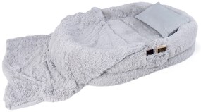 Armário para armazenamento de comida para cães, estação de alimentação com altura ajustável e 2 tigelas, marrom