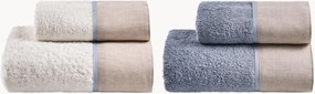 Toalhas em algodão Codewashed, conjunto de 4