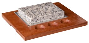 TABUA + PEDRA 19X15CM