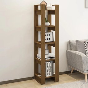 813872 vidaXL Estante/divisória 41x35x160 cm pinho maciço castanho mel
