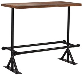Conjunto de bar 5 pcs madeira recuperada maciça