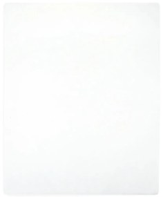 vidaXL Lençol ajustável 140x200 cm algodão jersey branco
