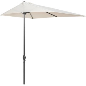 Meia chapéu de sol 230x130x245 cm chapéu de sol para Parede Jardim com