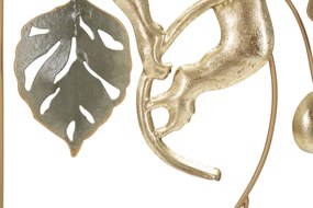 PAINEL DE PAREDE DE FERRO MONKEY 28,6X3,8X74,3 CM MULTICOLORIDO