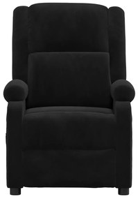 Poltrona de massagens elétrica veludo preto