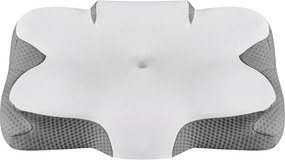Almofada ergonómica 59 x 40 cm, refrescante para o pescoço Branco-cinza