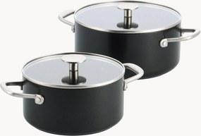 Panelas antiaderentes com tampas Advanced Forged Aluminium, conjunto de 4