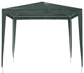 Tenda para festas 2,5x2,5 m 90 g/m² verde