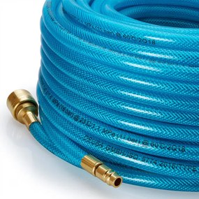 Conjunto de 2 mangueiras de ar comprimido de 30 m cada Azul