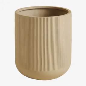 Vaso De Flores Em Polystone Raiden Ø45 Cm - Sklum