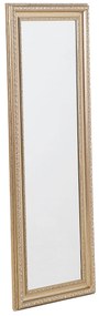 Espelho de parede dourado e preto 51 x 141 cm AURILLAC Beliani