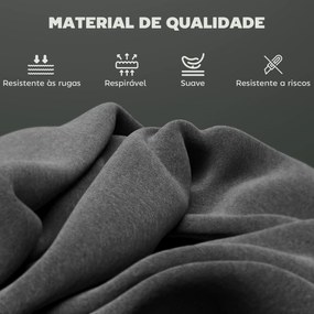Conjunto de 2 Bancos de Bar Bancos Altos de Cozinha com Encosto e Apoio para os Pés Estofados em Veludo 41x52x97 cm Cinza