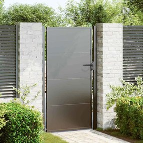vidaXL Portão de Jardim Preto 100 x 175 cm Aço com Revestimento em Pó