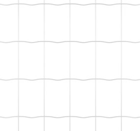 Cerca Euro com 13 Postes Flangeados 0.8x25 m Aço Galvanizado