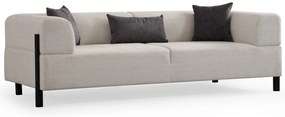 Sofá de 3 Lugares Gio – Branco – 225 cm x 93 cm x 75 cm