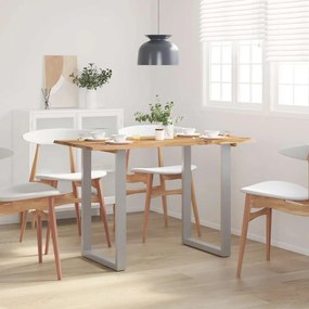 vidaXL Mesa de jantar 118x58x76 cm madeira de acácia maciça