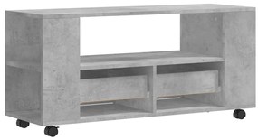Móvel de TV 102x34,5x43 cm derivados madeira cinzento cimento