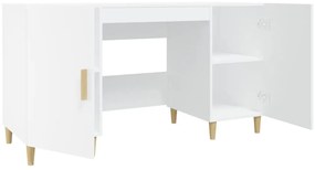 Secretária 140x50x75 cm derivados de madeira branco