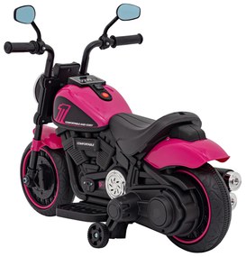 Mota elétrica para crianças 6V, Chopper FASTER, 2 a 5 anos Rosa
