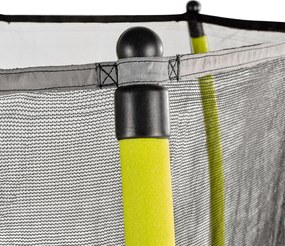 Trampolim Iggy Junior com rede de segurança ø140 cm - preto/verde