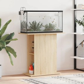 vidaXL Suporte aquário 75x36x72,5 cm deriv. madeira carvalho sonoma