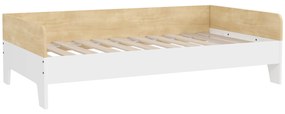 AIYAPLAY Cama para Crianças acima de 3 Anos 143,5x74x40 cm Cama de Mad