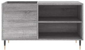 Armário p/ discos 85x38x48 cm derivados madeira cinzento sonoma