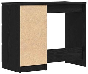 Secretária 90x45x76 cm derivados de madeira cor carvalho preto