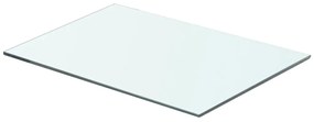 vidaXL Prateleira de vidro 50x30 cm transparente