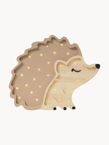 Candeeiro de teto LED para crianças regulável artesanal Hedgehog, com temporizador e comando remoto