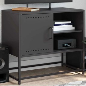 Móvel de TV 68x39x60,5 cm aço preto