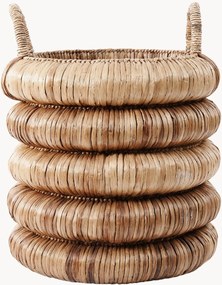 Cesto em jacinto-de-água artesanal Chunky