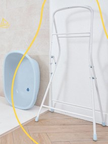 Suporte de banheira + tubo, da BADABULLE cinzento