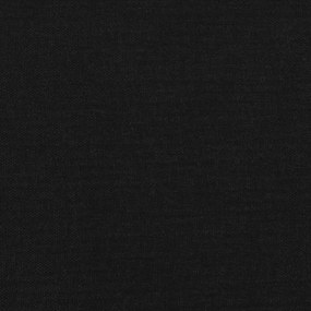 Cama box spring c/ colchão e LED 120x190 cm tecido preto