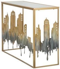 MESA CONSOLA CITY 110X38,5X81 CM MULTICOLOR