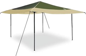 Tenda de Toldo Verde 400 x 400 x 227 / 236 / 245 cm Tecido Oxford