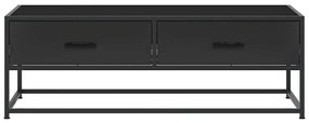 Mesa de centro 100x50x35 cm derivados de madeira/metal preto