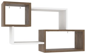 Prateleira de Parede Ayder – Nogueira – 90x51x20 cm