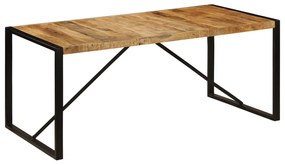 Mesa de jantar 180x90x75 cm madeira de magueira maciça
