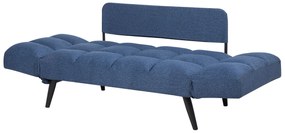 Sofá-cama em tecido azul marinho BREKKE Beliani